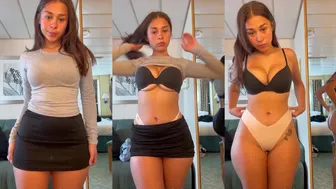 Sophieraiin Teases in Nude Skirt Strip Video finally Leaked