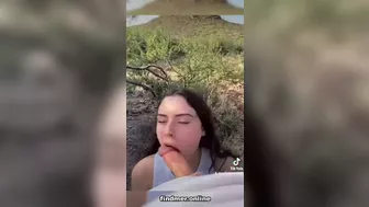 Nsfwqueen420 Blowjob Outside Tiktok Video Tape Leaked