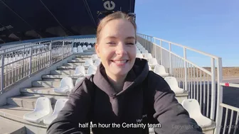 Hermione Potter Teases in Zandvoort Netherlands Amateur Video