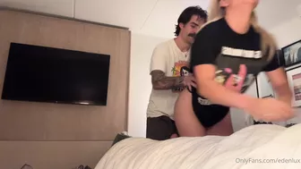 Eden Lux Teases in Dirty Hotel Fuck Video With Horny Mechanic