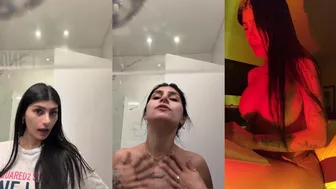Mia Khalifa Teases Brainiac Side in Leaked Reading vid