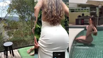 Ercilia Micarelli Teasing Naked in Ruiter's House in this Steamy Video