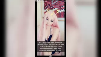 Hot Belle Delphine Holiday Fun Premium Snapchat Video Tape