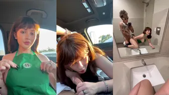 Tayler Hills Starbucks Barista Bangs Customer In Cafe Bathroom Video
