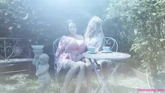 Anastasia Doll & Amber Jayne Strap On Dildo Fuck in Amateur Video