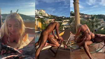 Tasha Paige Teases BBC In Steamy Poolside Fuck Video