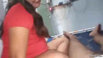 Talkative Andhra wife’s words stopped only when she got cock in her mouth
 Indian Video Tape