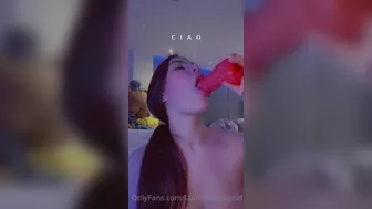 Lauren Alexis Dildo Deepthroat Blowjob