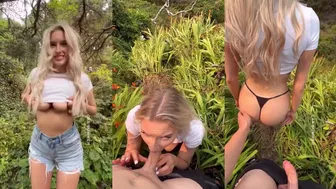 Cas Summer Teases In Steamy Jungle POV Romp Video