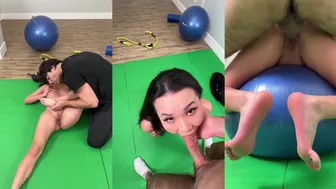 Q Teases Her Juicy All-Natural Tits in Psychedelic Sex Tape Video