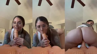 Giuliana Cabrazia Naughty Nerd GF Teases Your Dick in POV Video