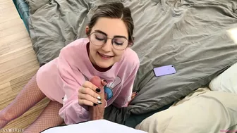 Eva Elfie Naughty Step Sister Plays With Cock And Takes A Messy Creampie In Pussy Fuck Video