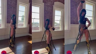 Grace Charis Teases Wet Pussy in Naughty Anime Cosplay Video