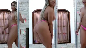 Manu Fox Blonde Babe Teases in Strip Video