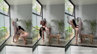 Auhneesh Nicole Teases with BBC in Steamy Shower Sex Video