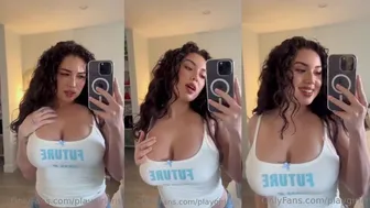 Playgirlcris Teases Her Giant All Natural Juggs in Steamy Video