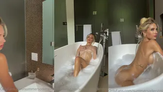 Summer Soderstrom Naked Bath Tease OnlyFans Leaked Video