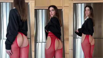 Natalie Roush Teases In Fishnet Lingerie For A Naughty Onlyfans Leaked Video