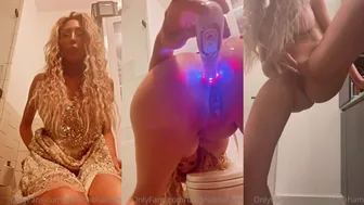 Farrah Abraham Drenched Pussy Squirting On Monster Dildo Video