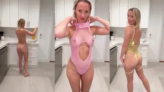 Vicky Stark Teases in See-Through One Piece Lingerie in Leaked OnlyFans Video