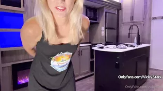 Vicky Stark Black Sheer Lingerie Theme Leaked Video