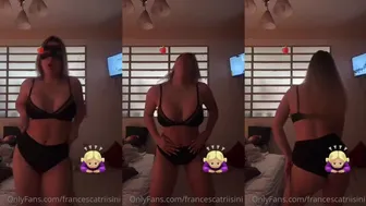 Francescatriisini Teases her Thick Curves in Leaked Sweaty Fansly Video