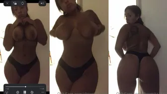 Chromazz Teases Her Giant Tits in Must-Watch Leaked OF Video