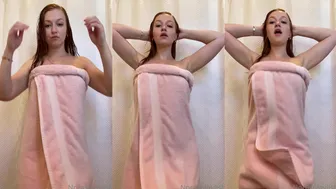 Nora Rivers Teases in Nude Bounce n Towel Drop OnlyFans Leak Video