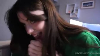 Hannah Owo Nude Facial Cumshot Blowjob Premium Video
