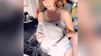Belle Delphine Teases with Snapchat Anal Dildo Video