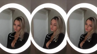 Mary Nabokova Teases In Steamy Bathroom Sextape Leaked From Onlyfans