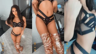 Gianna Dior Teases Her Tiny Ass in Explicit Fapello Video
