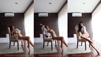 ploytigerstam Teases Sweaty Fake Tits in Leaked Nude Porn Video
