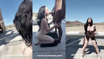 Auhneesh Nicole Teases And Gets Plowed In Desert Fuck Video