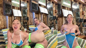 Sara Underwood Tease Her Pussy In Sneaky Masturbation Video