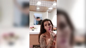 Susy Gala Teases in Steamy Bathroom Fuck Video with Alberto Blanco