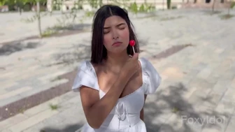 FoxyIdol Gets Naughty In The Backseat Fuck Video