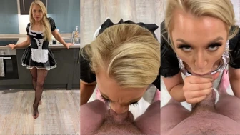 Elle Brooke Teases Boss with a Steamy BJ Video