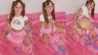 MollyPop Teases Her Tight Pussy In This Explicit Fapello Video