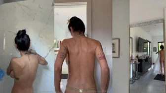 Mia Khalifa Shows Off Her Curves in a Tight White Dress Video