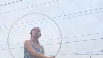 QuinnFinite Tease Her Giant Natural Titties in Leaked Must-Watch Video