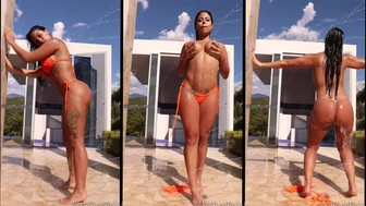 Steffy Moreno Tease Her Huge Fake Tits in Naughty Nude Video