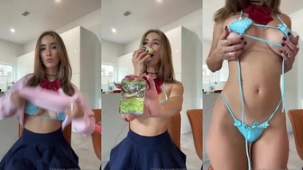 Natalie Roush Teases in Momo Cosplay for Your Viewing Pleasure PPV Video