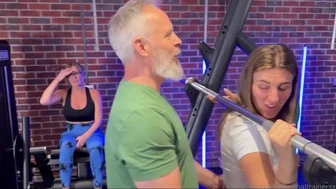 Katy Robertson Tease Her Naked Body in Intense Gym Threesome Fuck Video with British Sluts