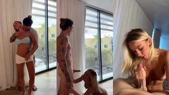 Rebecca McLeod Teases Cock Between Her Tits Until He Erupts in POV Video