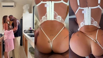 Alanna Pow Teases Her Tight Pussy with Mike Williams Big Black Cock in Round 3 Fuck Video