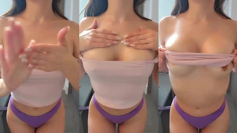 Alinity Tease Huge Tits in Oil Massage OnlyFans Leak Video