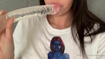 Shaiden Rogue Teases Her Cock Cravings in Steamy Cam Video