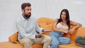 Angel Youngs Teases In An Intense Threesome Fuck Video At PlugTalk Round Two