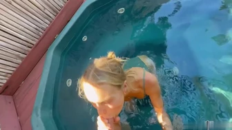 Sarah Scarlette Teases in Steamy Hot Tub Fuck Video